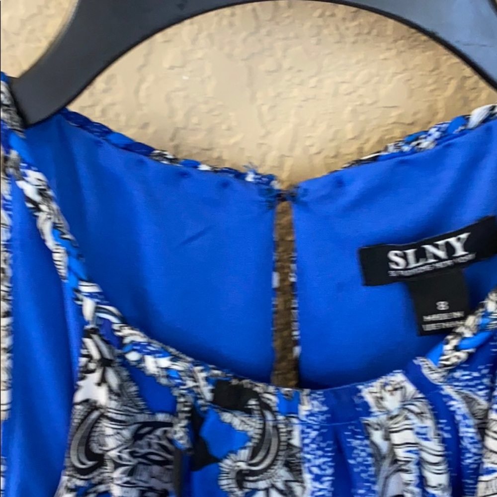 SLNY sleeveless paisley print dress - Picture 3 of 8